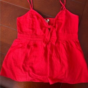 Red LOFT Tank Top